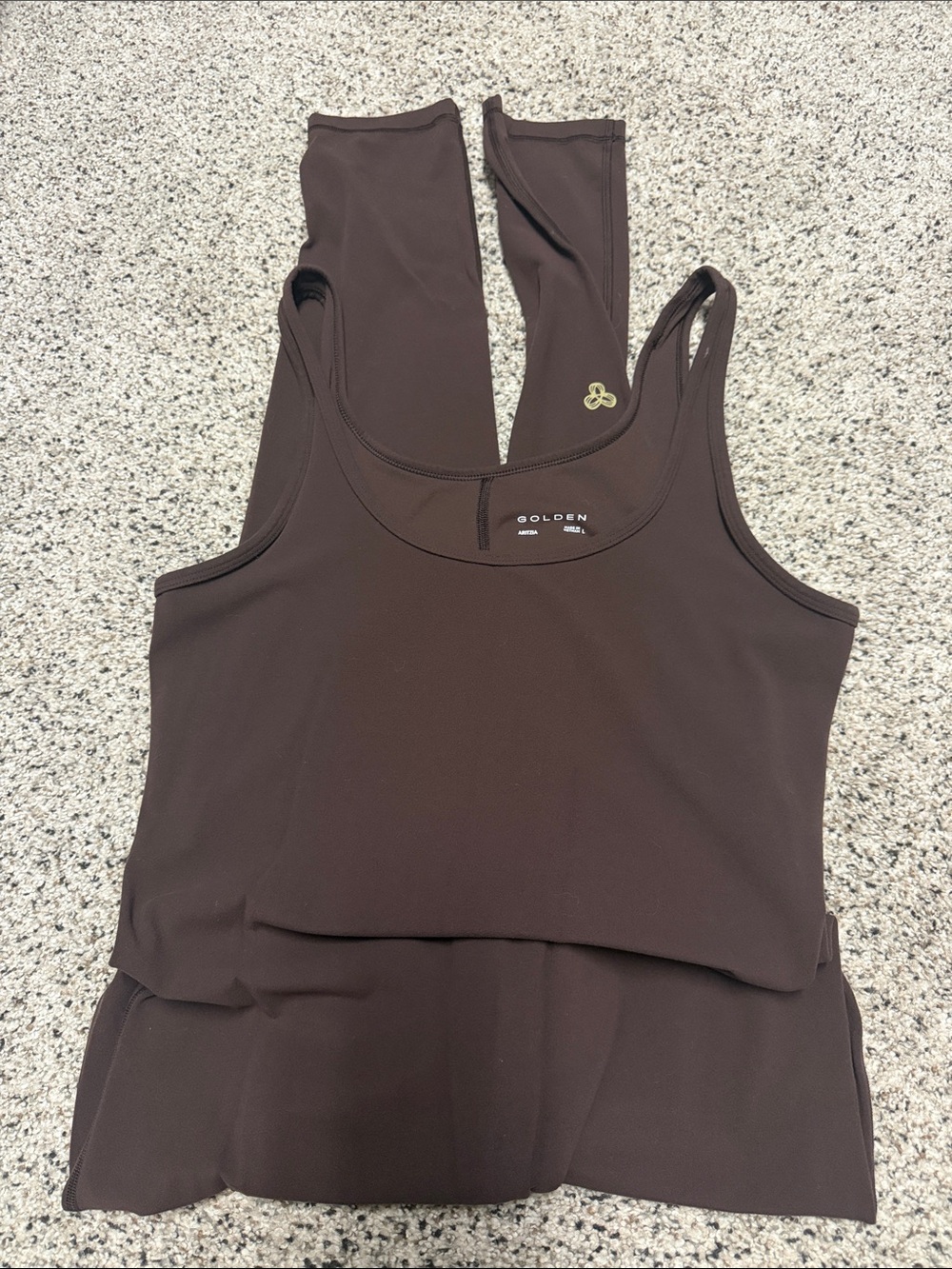 Aritzia Brown Scoop-Neck Bodysuit
